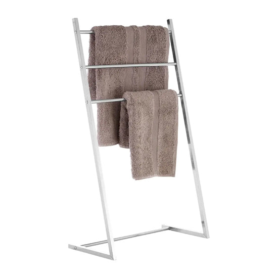 Abilene Metal 3 Arm Towel Stand In Chrome