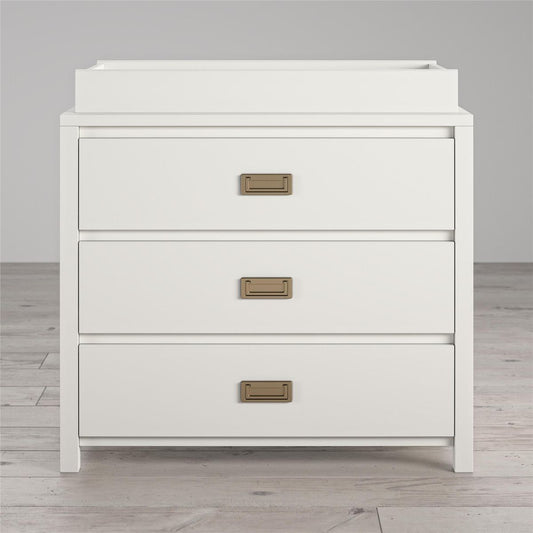Haven Wooden Chest Of 3 Drawers In White