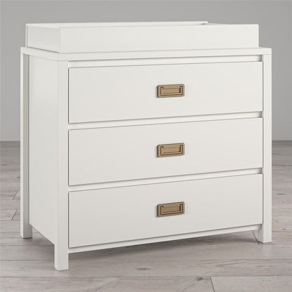 Haven Wooden Chest Of 3 Drawers In White