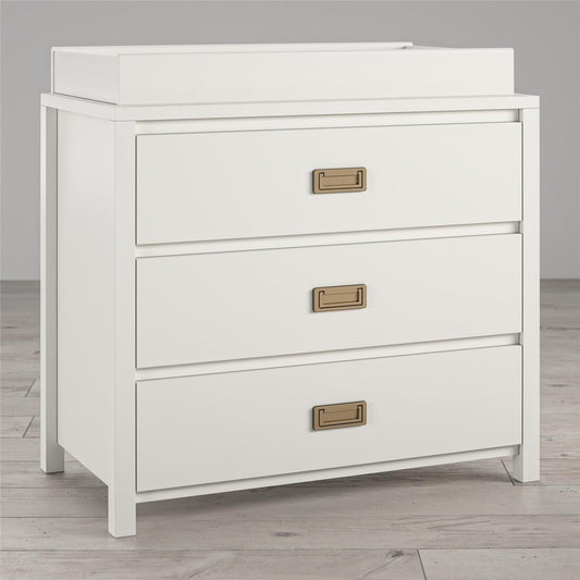 Haven Wooden Chest Of 3 Drawers In White