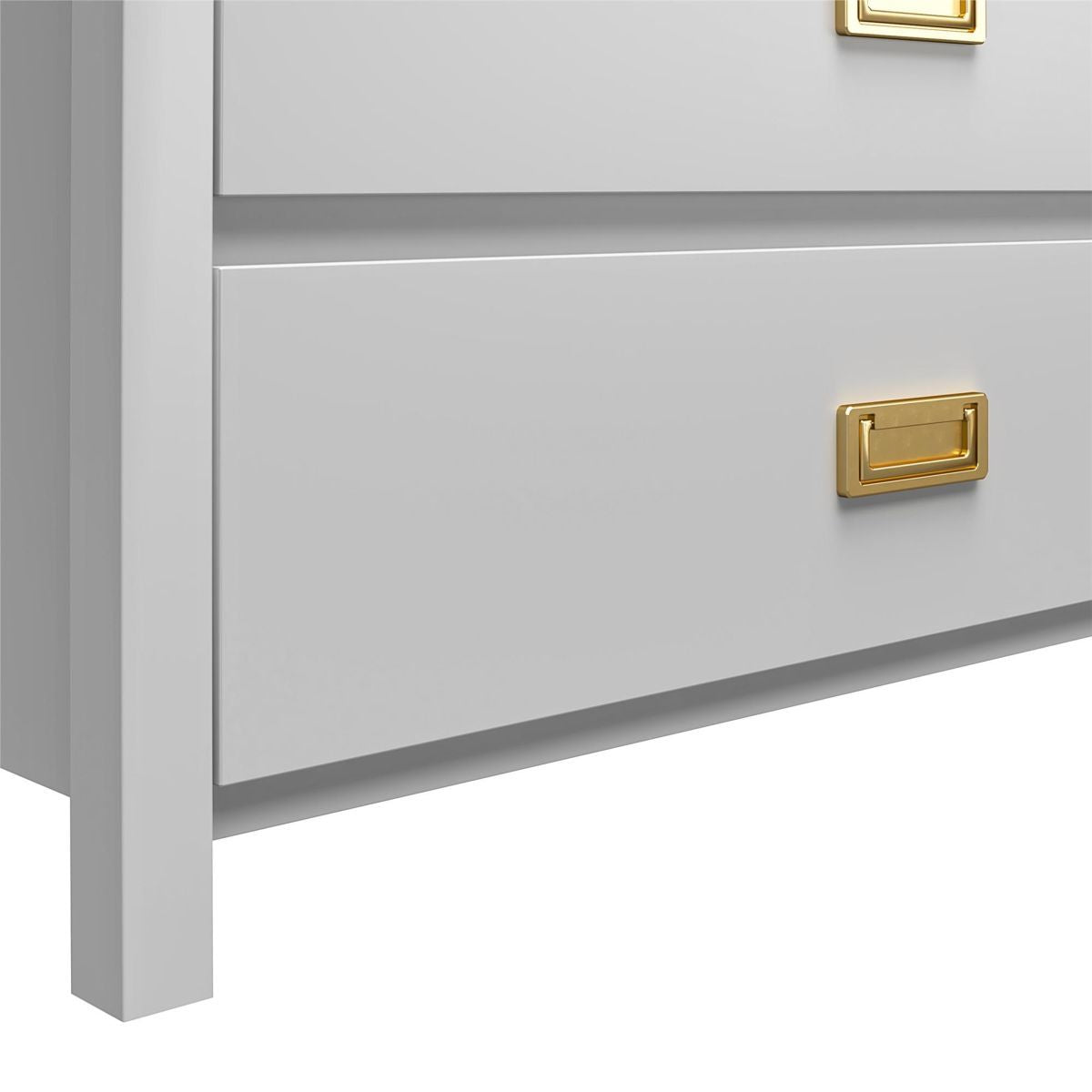 Haven Wooden Chest Of 3 Drawers In Grey