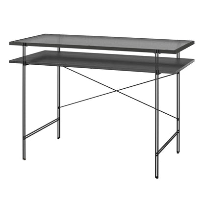 Wainwright Wooden Laptop Desk In Black Oak