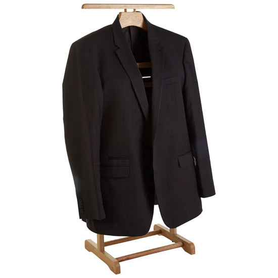 Atlanta Rubberwood Clothes Valet Stand In Natural