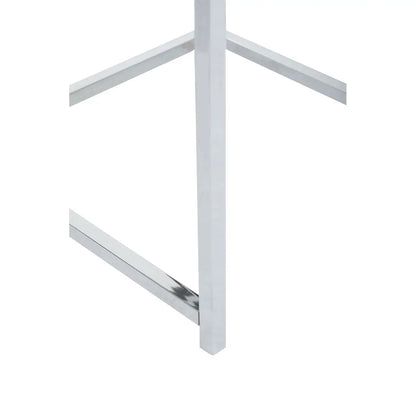 Fulton Nest Of 3 Tables In Black With Chrome Frame