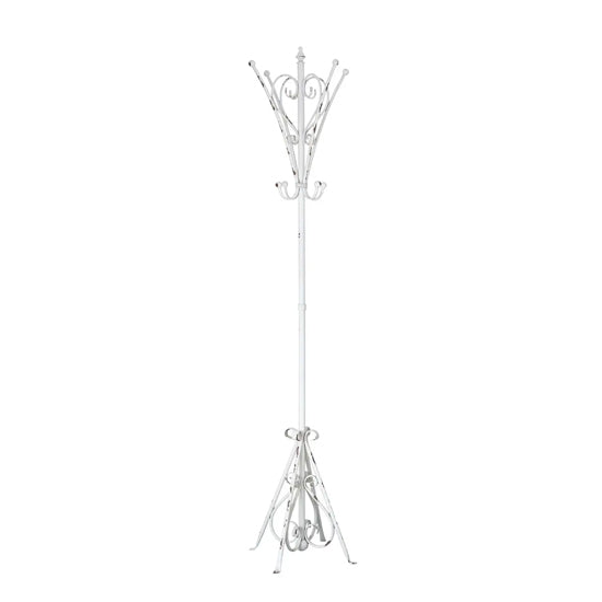 Colombo Metal New York Loft Coat Stand With Straight Rods In White