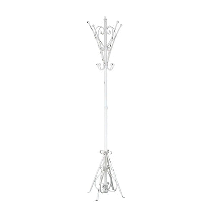 Colombo Metal New York Loft Coat Stand With Straight Rods In White