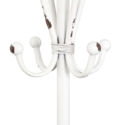 Colombo Metal New York Loft Coat Stand With Straight Rods In White