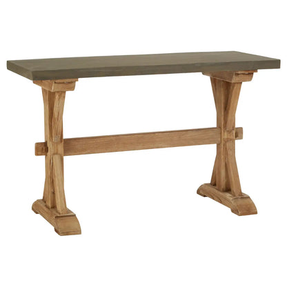 Pompeii Wooden Console Table In Natural