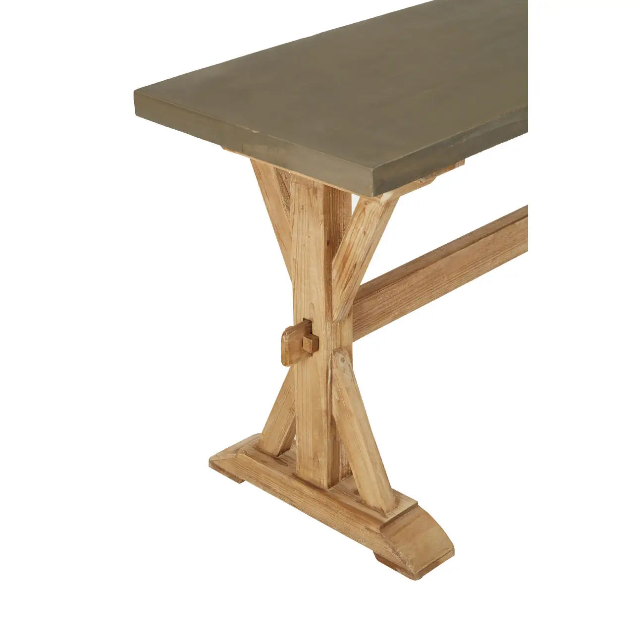 Pompeii Wooden Console Table In Natural