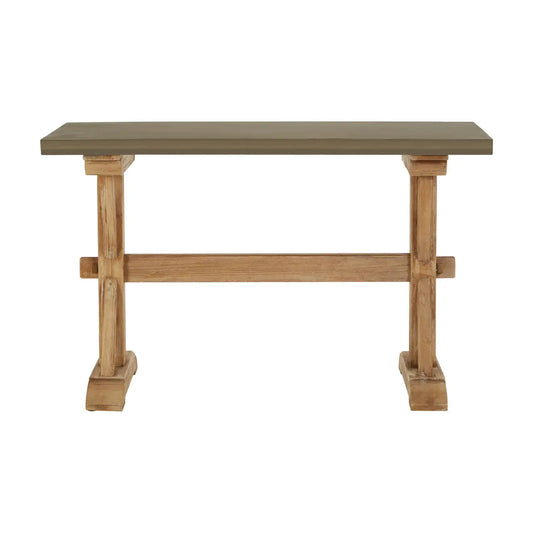 Pompeii Wooden Console Table In Natural