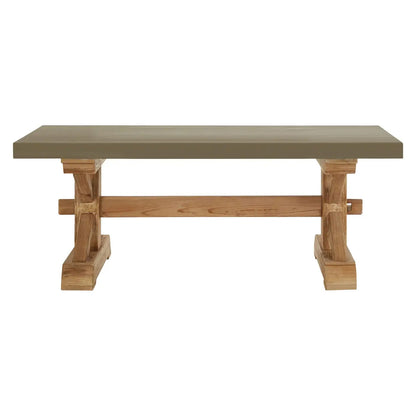 Pompeii Wooden Coffee Table In Natural