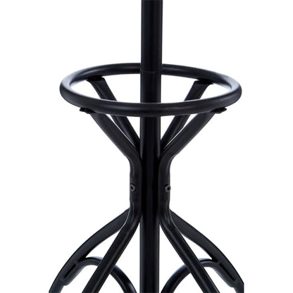 Flores Metal Floorstanding Coat Stand In Matte Black