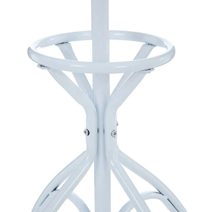 Flores Metal Floorstanding Coat Stand In Matte White