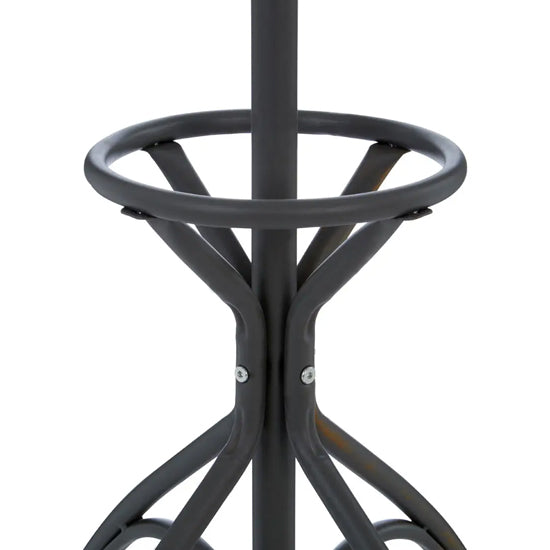 Flores Metal Floorstanding Coat Stand In Matte Grey