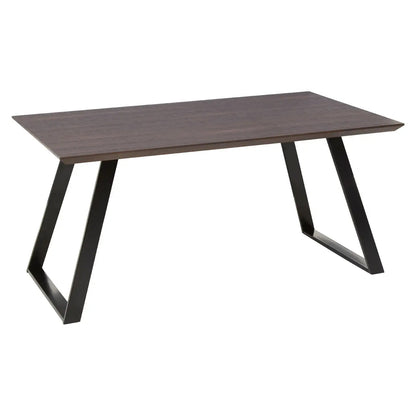 Westford Wooden Dining Table In Wood-Effect With 6 Grey Chairs