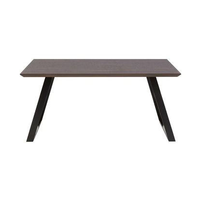 Westford Wooden Dining Table In Wood-Effect With 6 Grey Chairs