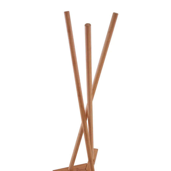 Houston Bamboo Coat Stand In Natural