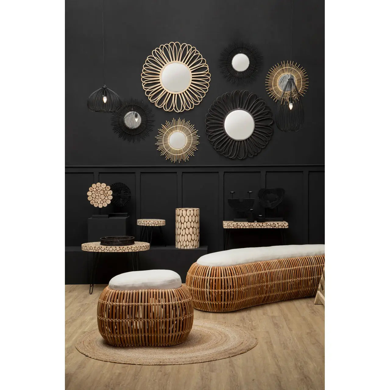 Lacuna Fir Wood Console Table In Natural