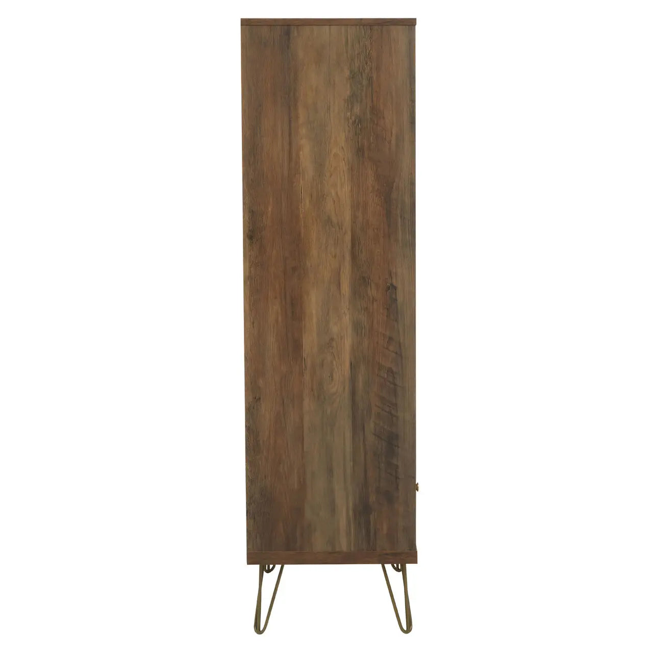 Flori Wooden Bookcase With 2 Shelves And 1 Drawer In Brown