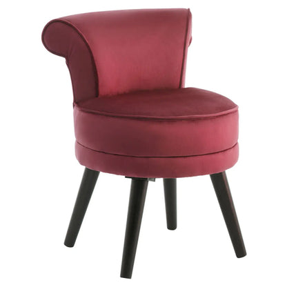 Loretta Velvet Kids Bedroom Chair In Wine