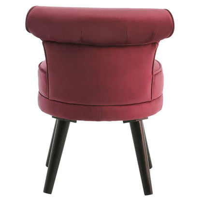Loretta Velvet Kids Bedroom Chair In Wine