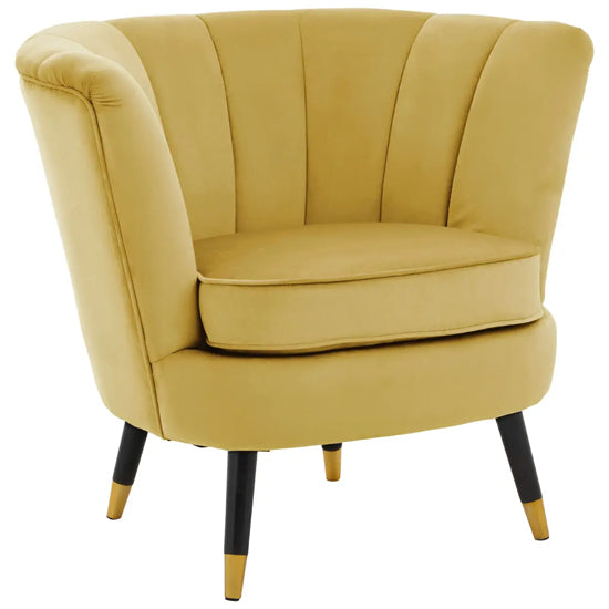 Loretta Velvet Bedroom Chair In Pistachio