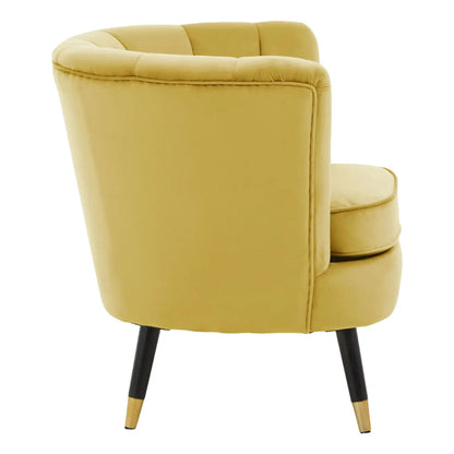 Loretta Velvet Bedroom Chair In Pistachio