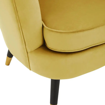 Loretta Velvet Bedroom Chair In Pistachio