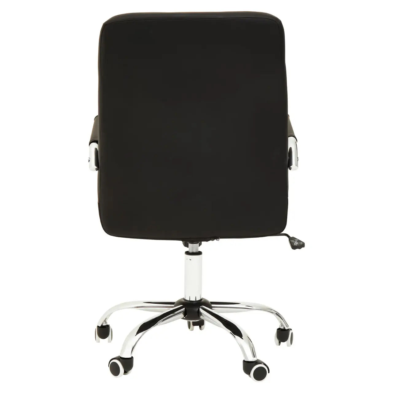 Brent Tufted Faux Leather Home And Office Chair In Black