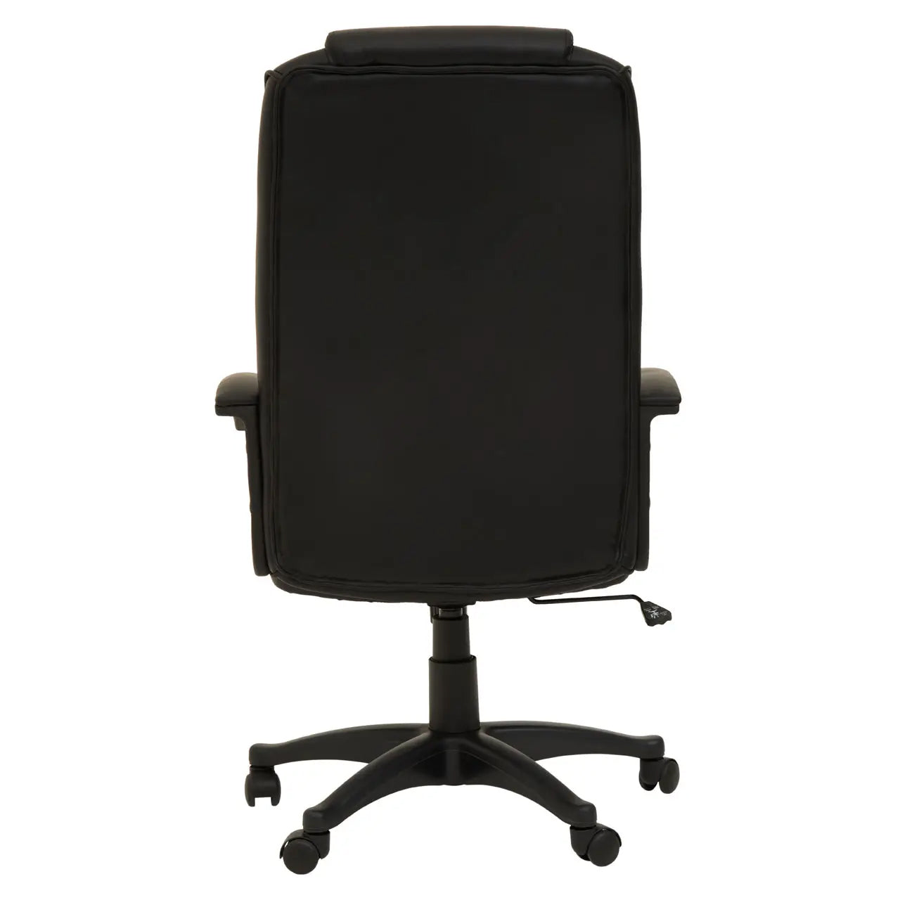 Brent Faux Leather Home And Office Chair In Black
