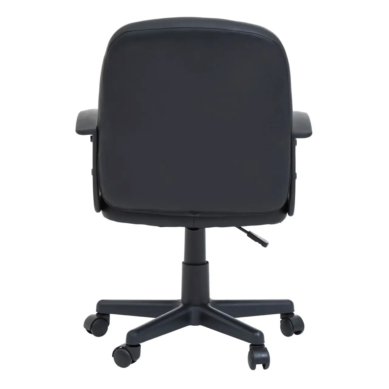 Brent Small Faux Leather Home And Office Chair In Black