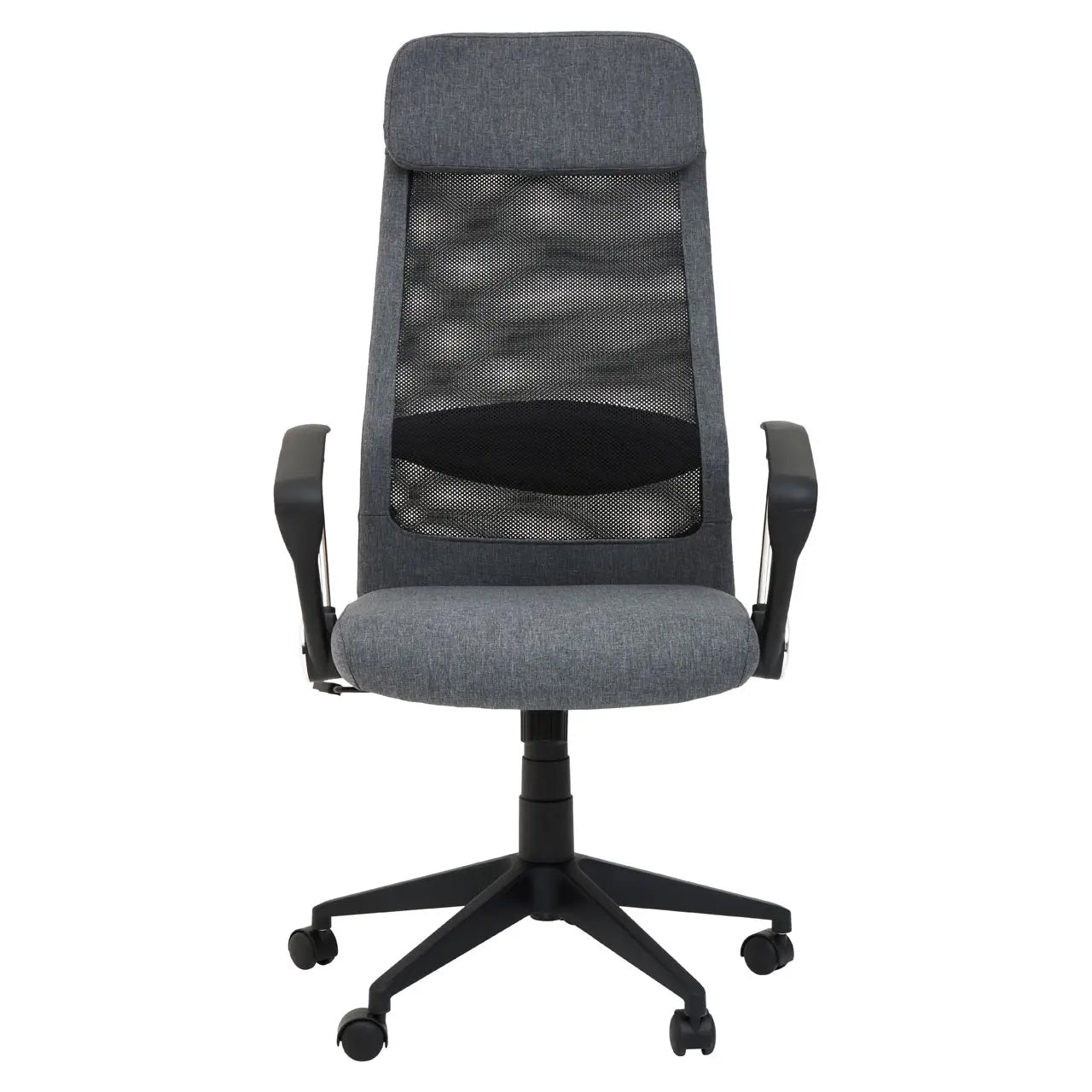 Brent Mesh And Fabric Home And Office Chair In Black And Grey