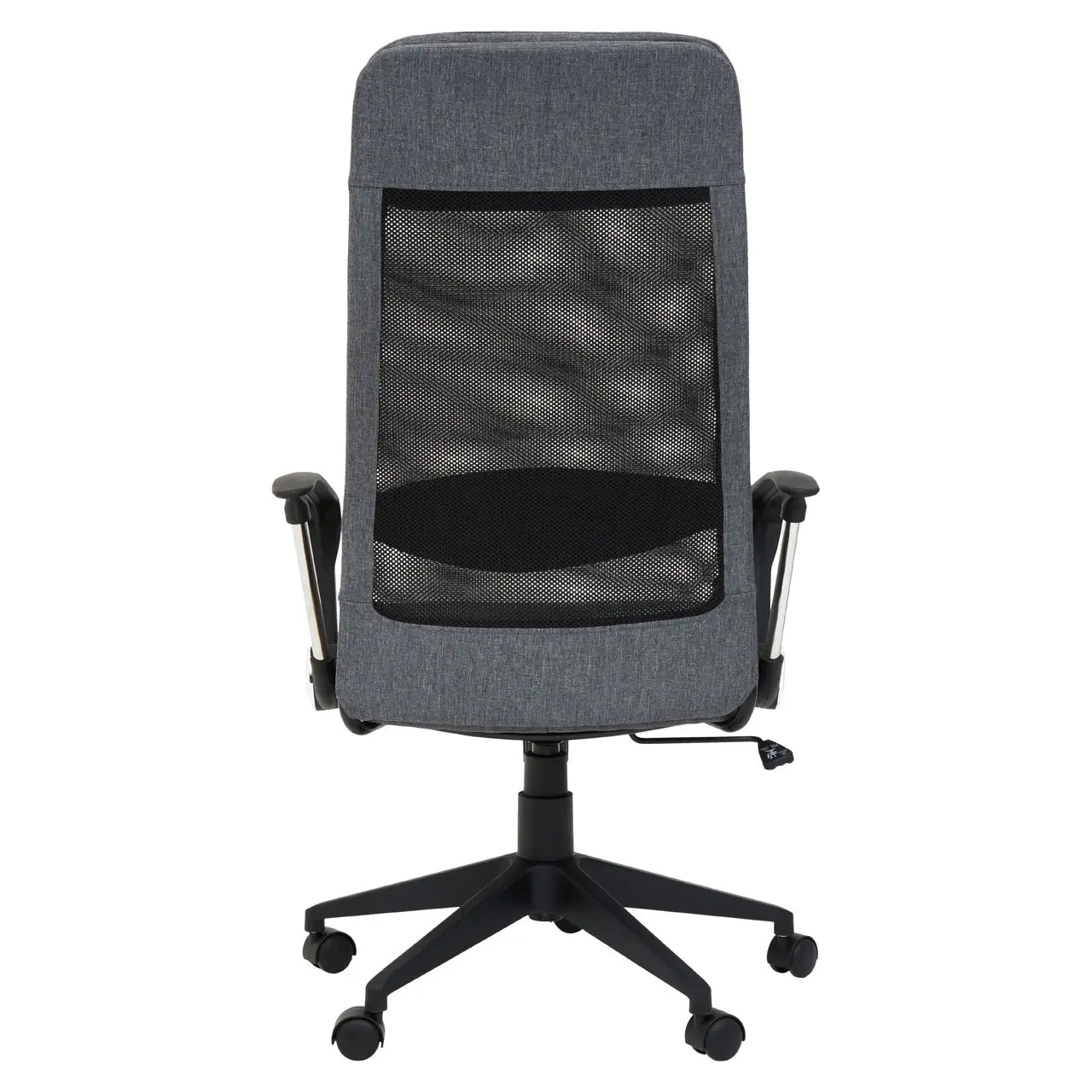 Brent Mesh And Fabric Home And Office Chair In Black And Grey