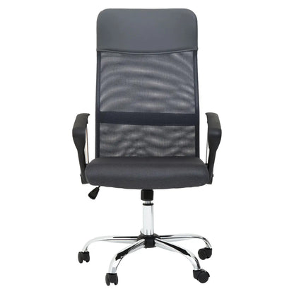 Brent Mesh Home And Office Chair In Grey