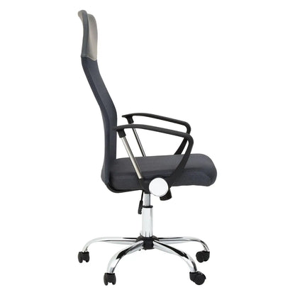 Brent Mesh Home And Office Chair In Grey
