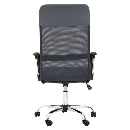 Brent Mesh Home And Office Chair In Grey