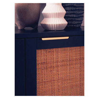 Sherman Wooden Sideboard With 2 Doors In Black