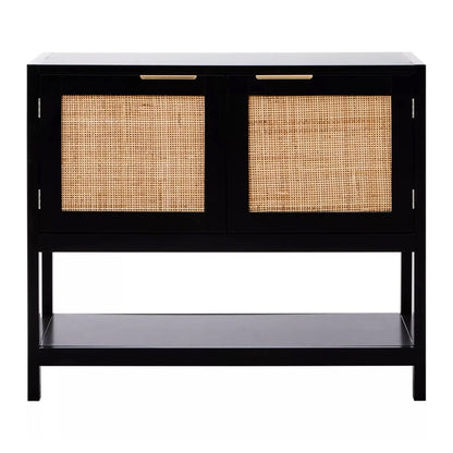 Sherman Wooden Sideboard With 2 Doors In Black