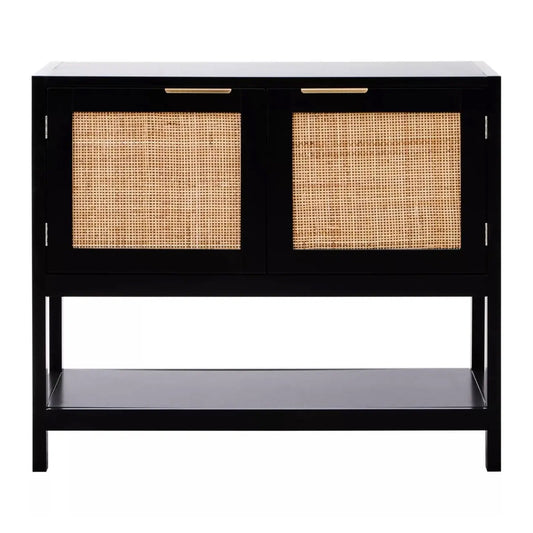 Sherman Wooden Sideboard With 2 Doors In Black