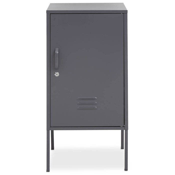 Academy Small Metal Locker With 1 Door In Grey