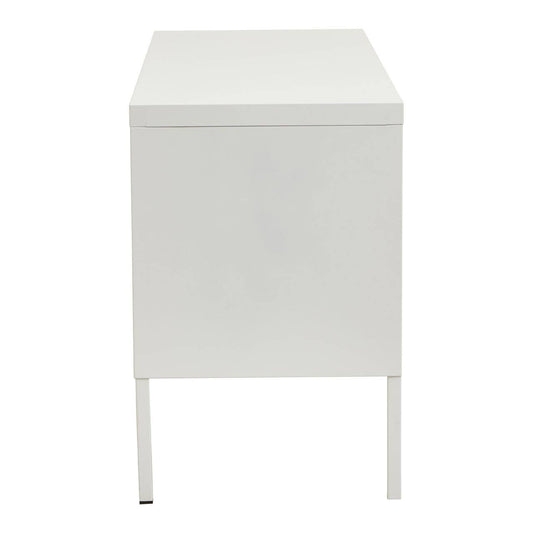 Academy Wide Metal Locker With 2 Doors In White