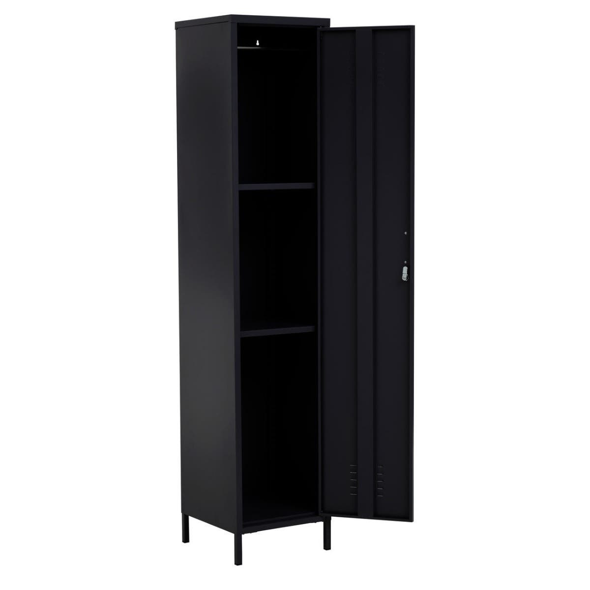 Academy Metal Locker With 1 Door In Black