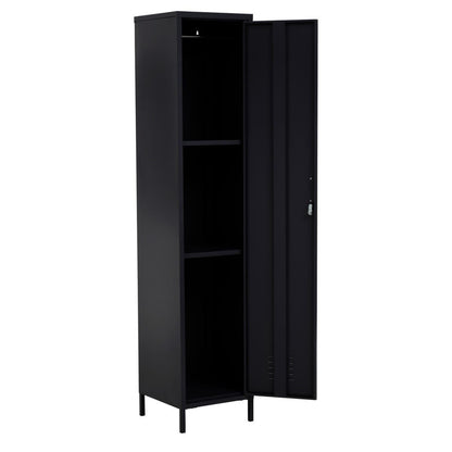 Academy Metal Locker With 1 Door In Black
