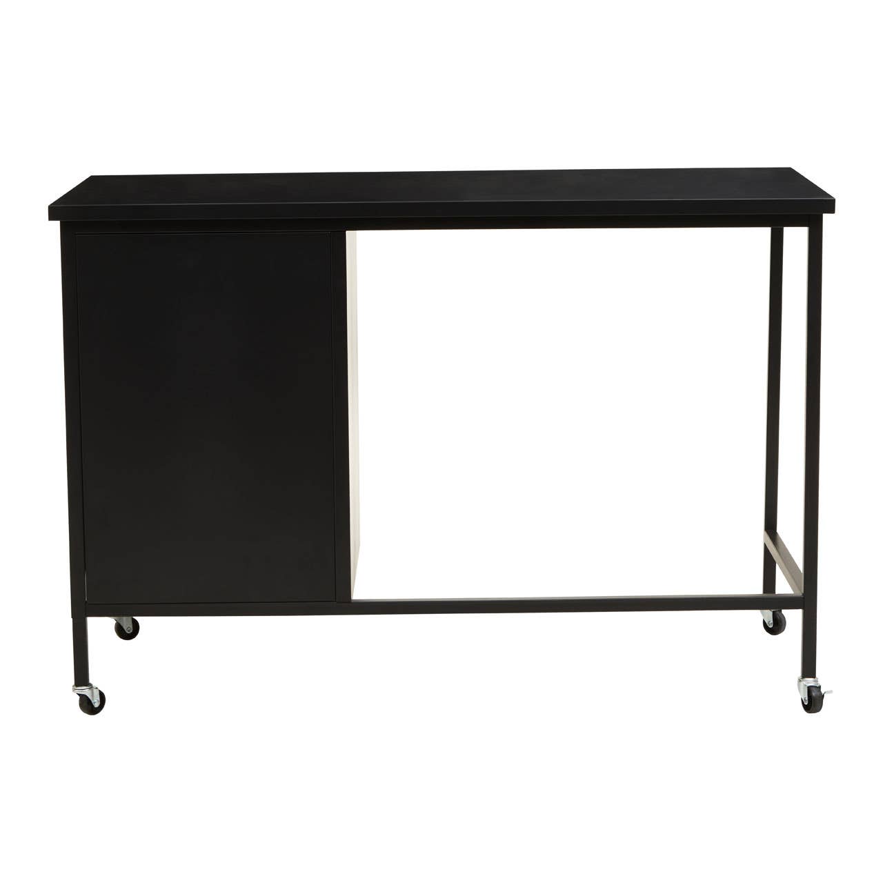 Academy Metal Desk With 3 Drawers In Black