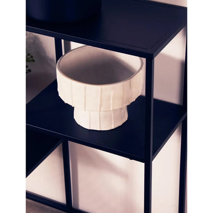 Acero Metal Multi Shelving Unit In Black