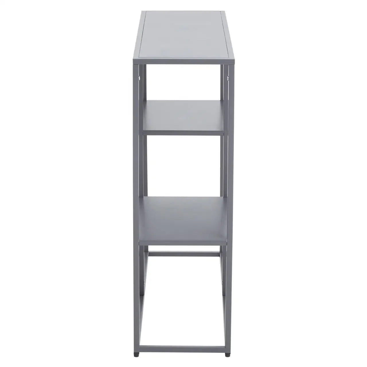 Acero Metal Multi Shelving Unit In Grey