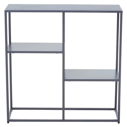 Acero Metal Multi Shelving Unit In Grey