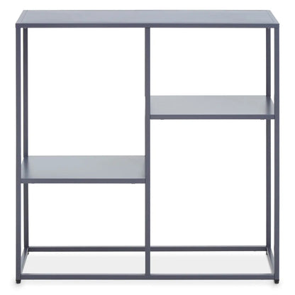 Acero Metal Multi Shelving Unit In Grey