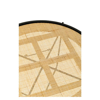 Depok Round Rattan Coffee Table In Natural