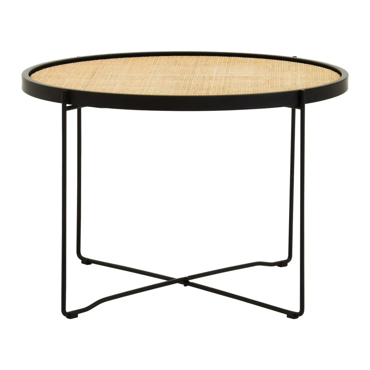 Depok Round Rattan Coffee Table In Natural